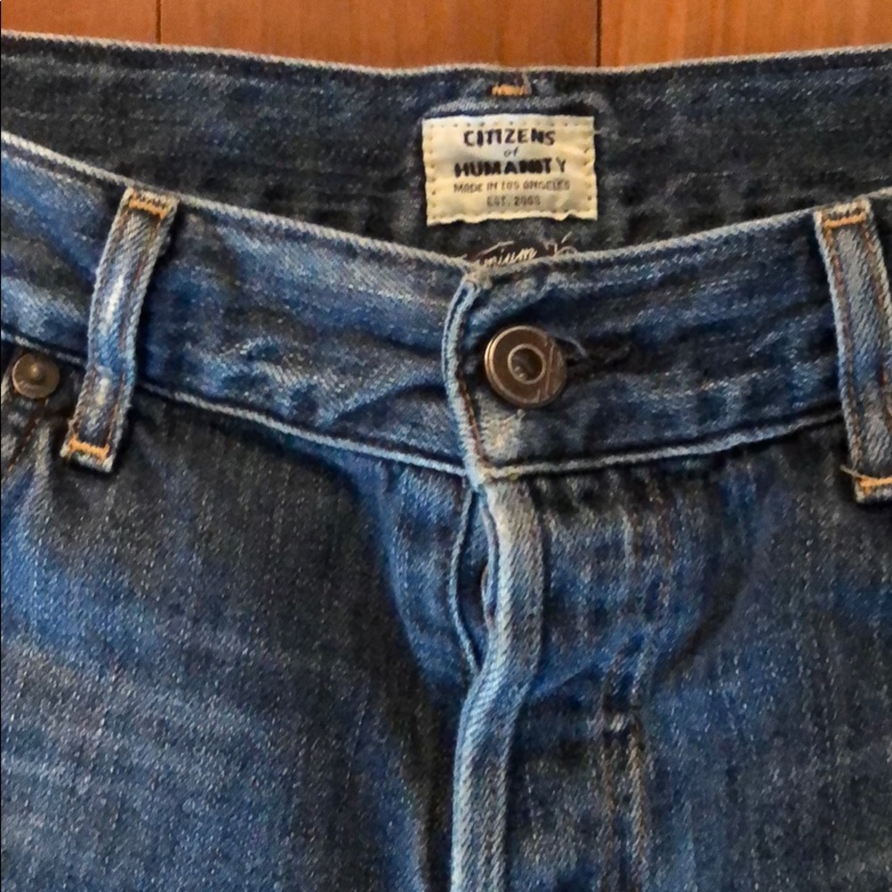 Citizen of Humanity boyfriend cropped jeans